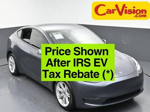 TESLA MODEL Y 2020 5YJYGDEE2LF047689 image
